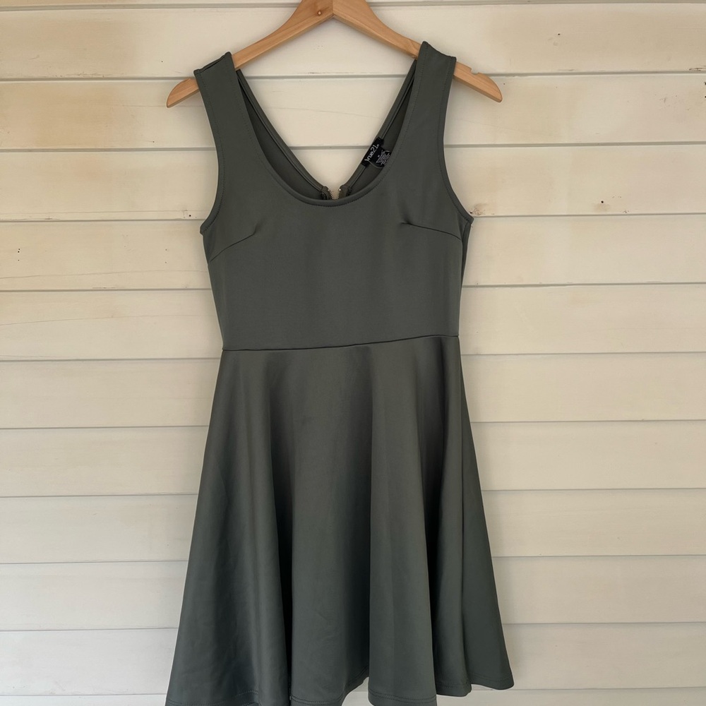 Rue21 Olive Green Mini Dress